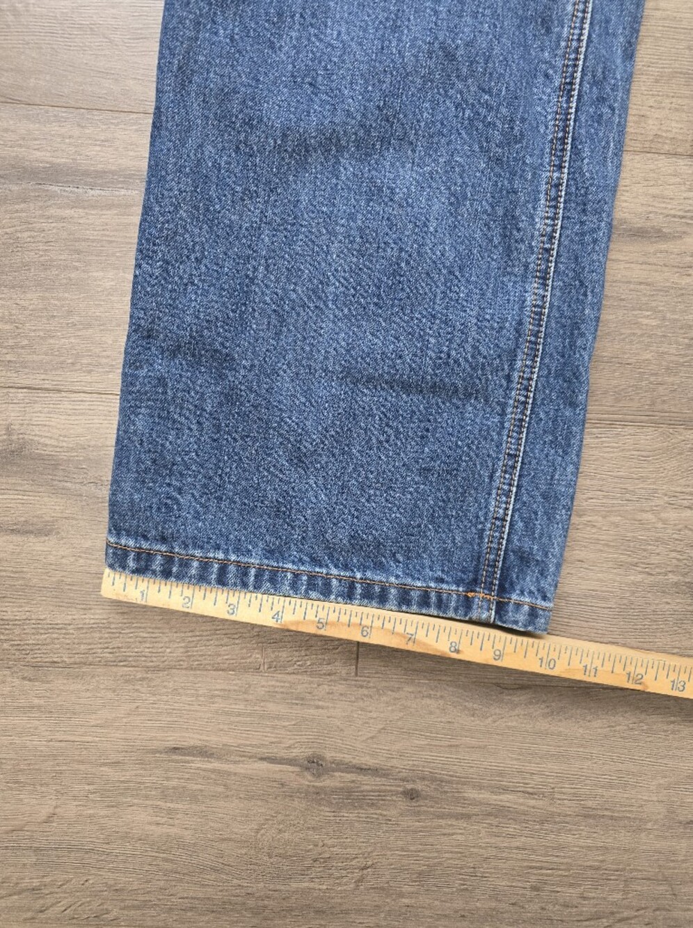 Revice Denim Wide-leg Baggy Jeans Frayed Skater New With Tags Size 24 - Picture 8 of 12